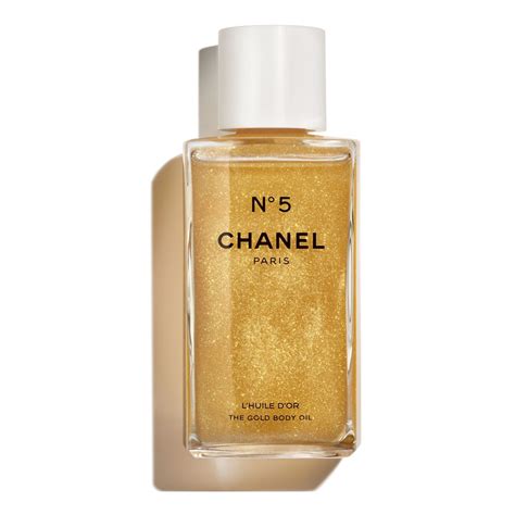 N°5 THE GOLD BODY OIL .